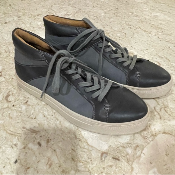 SEVEN 91 Men’s “Larullan” Mid-Top Two Tone Sneaker Boots. Size 8/41 - Picture 2 of 8